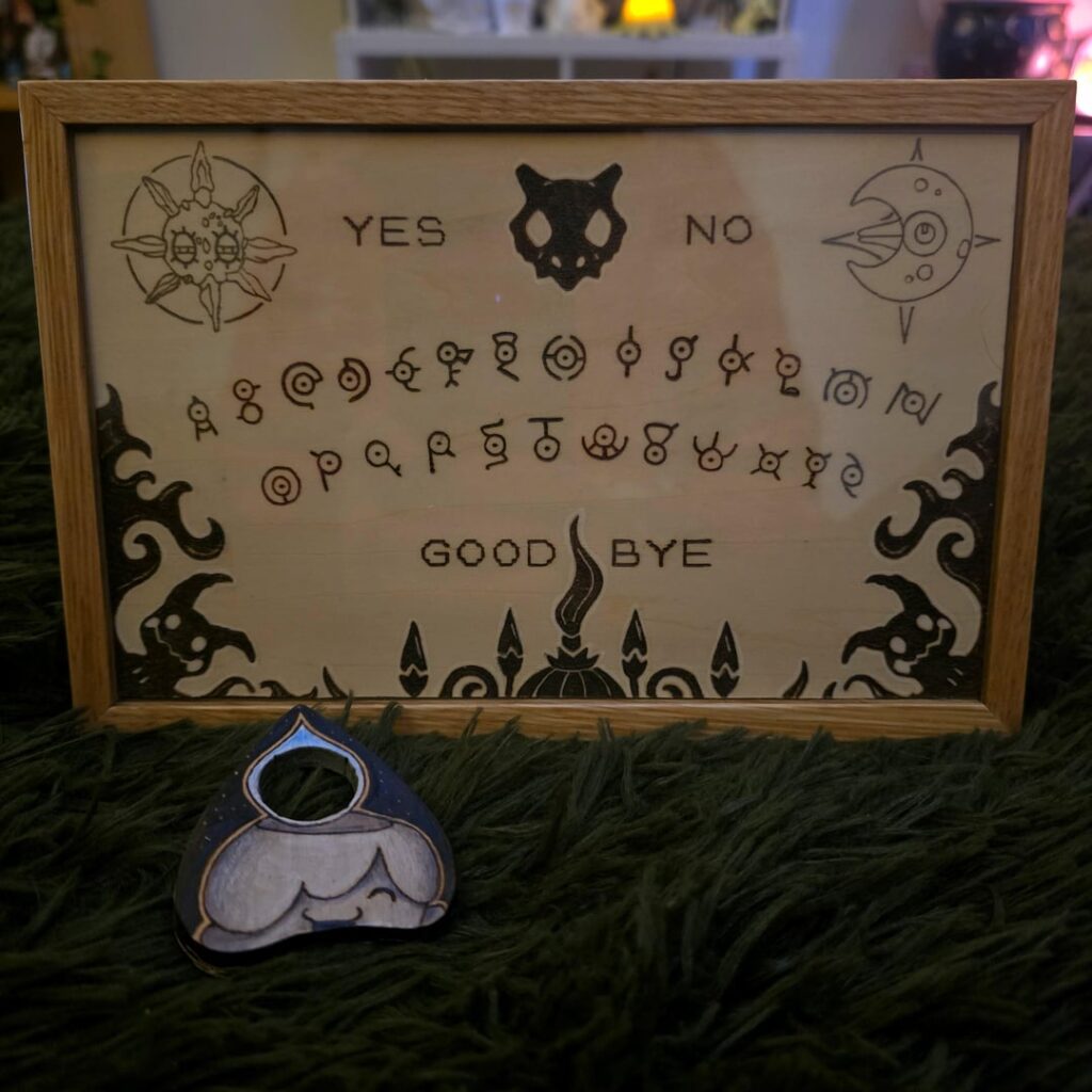 Pokémon Ouija board jewelry box OC