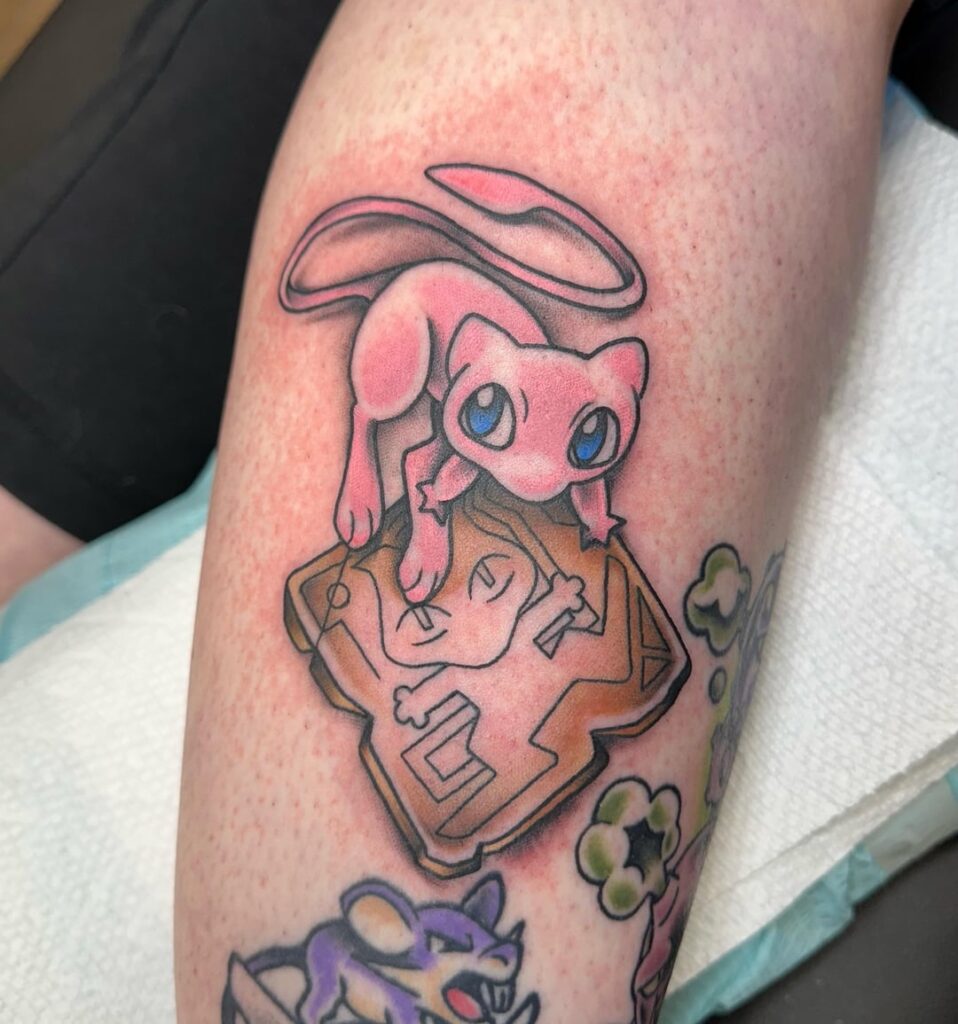 I’m a tattoo artist in Arkansas, and some of my fav projects are pokemon! [OC]