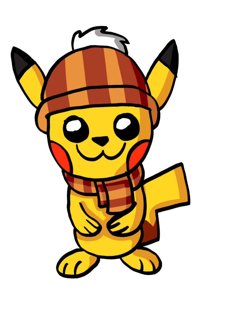 [OC] My drawing of Fall Pikachu