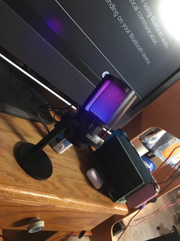 Trying to use my gaming mic on my Nintendo switch. It works, but I can’t hear anything. Help lol.