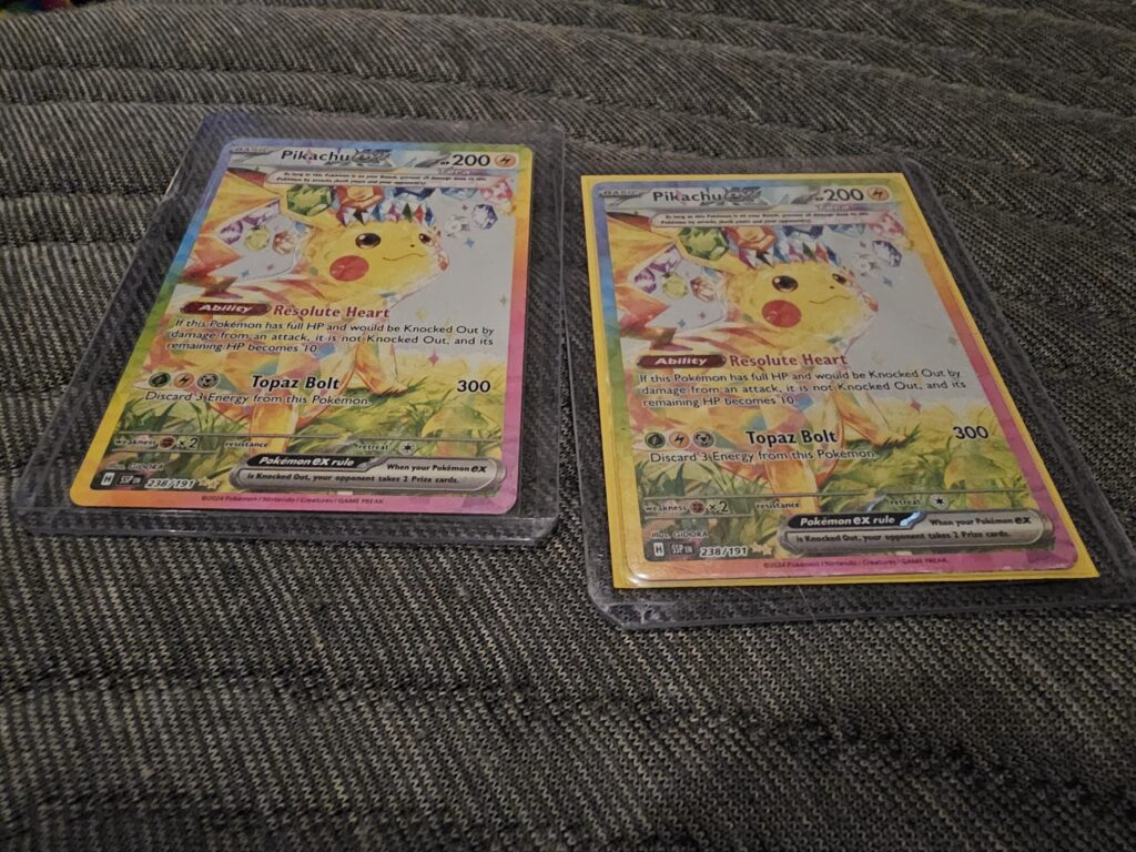 Two boxes Two Pikachus