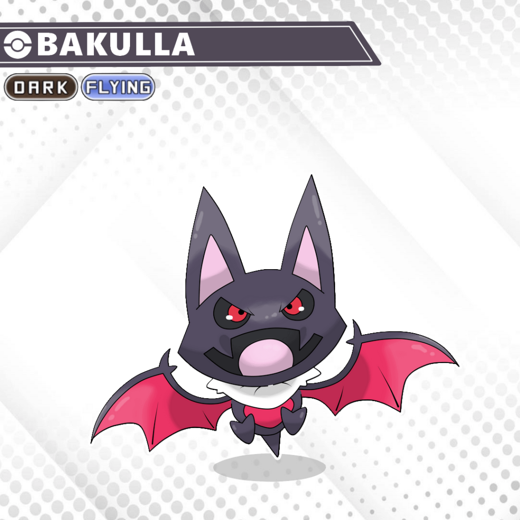 Bakulla, the cave vampire Pokémon