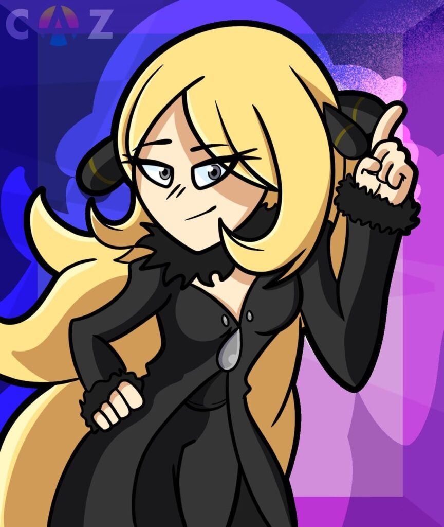 [OC] My art of Cynthia! 2024 vs 2022