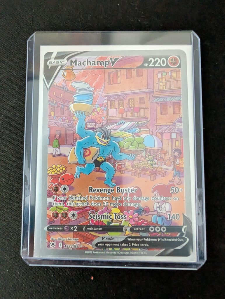 Machamp V Astral Radiance Xmas Pull
