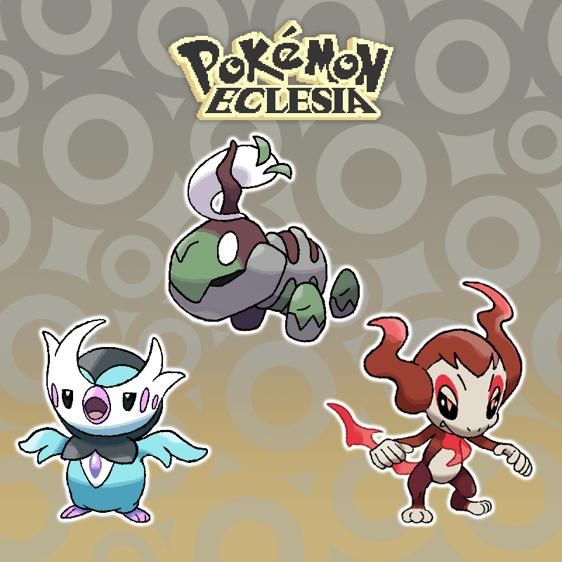 Rework of my starter's first evolution in Pokémon Eclesia! Artist: @EbaruON