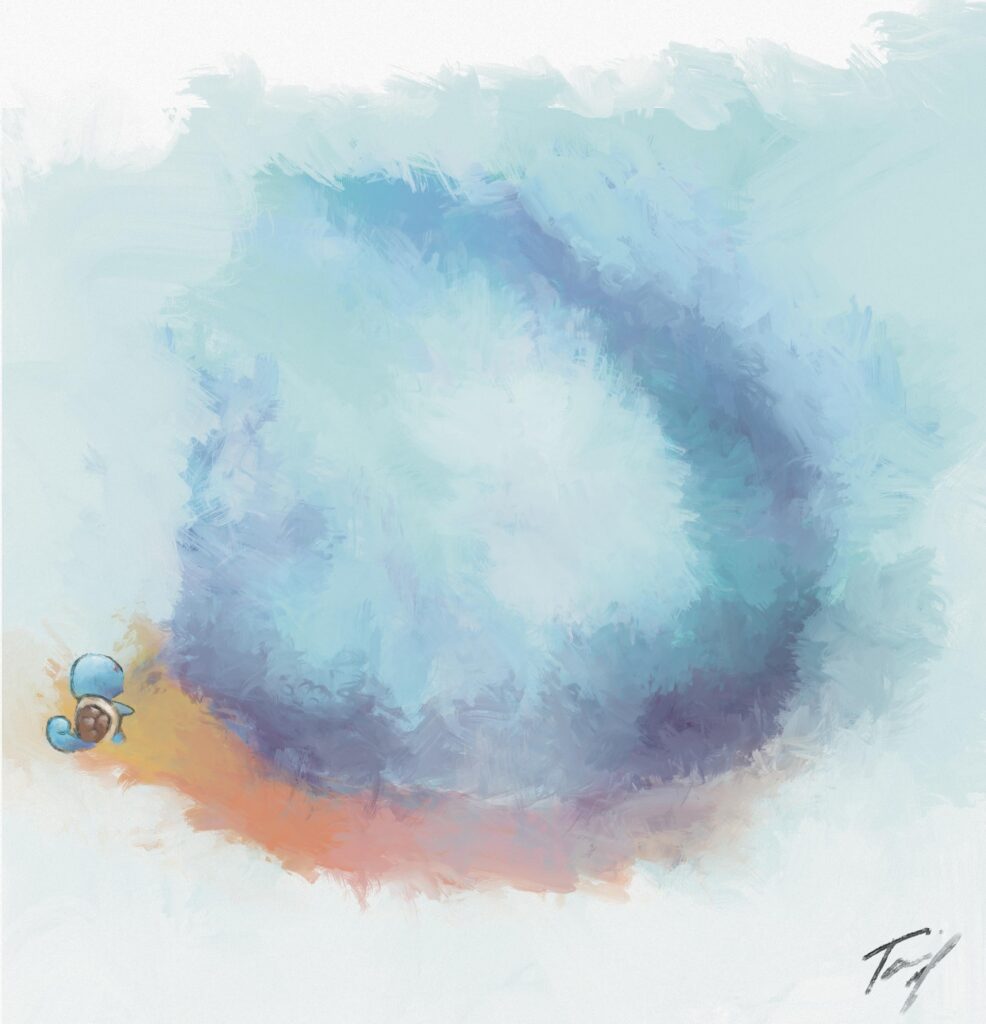 [OC] “Level 98 Squirtle”