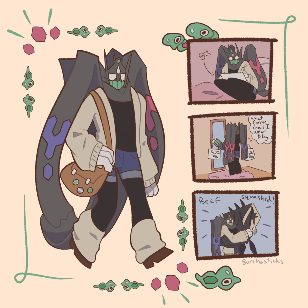 Do u have a pokesona? Mine'a a Zygarde. [OC]