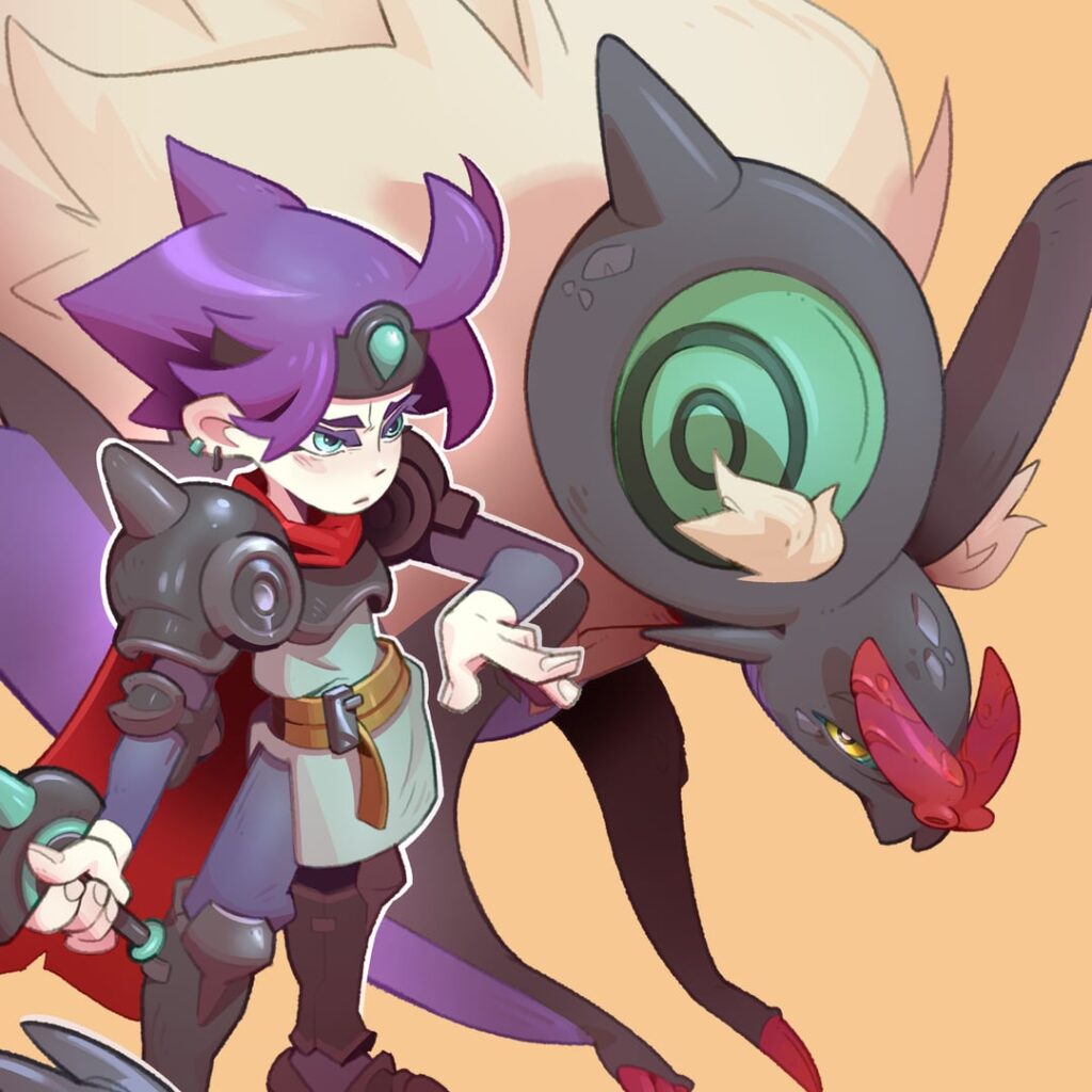 I can't stop designing pokemon trainers... Do you prefer the medieval noivern or the team rocket feraligtr?