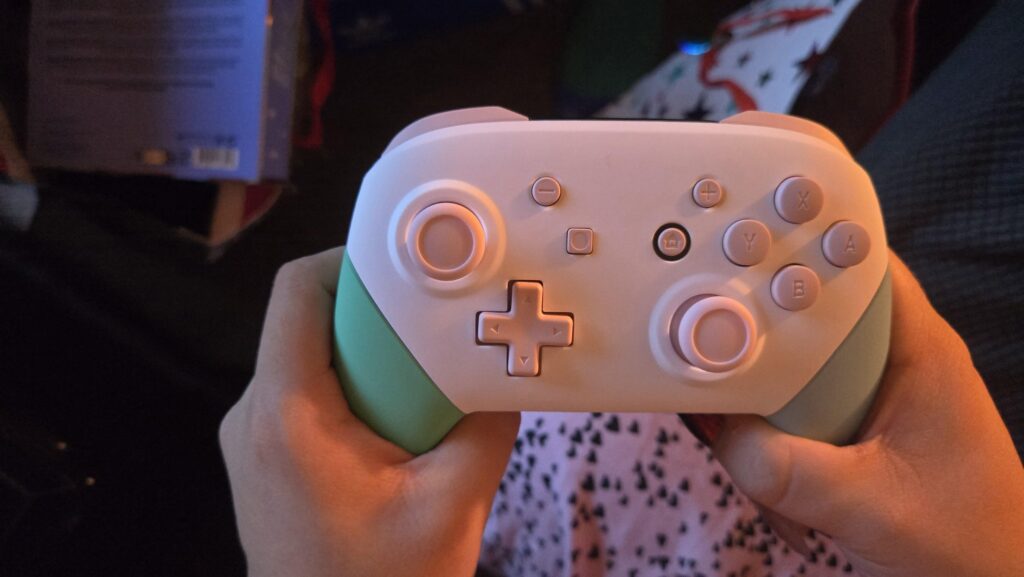 Made my girlfriend a custom Pro Controller for XMAS