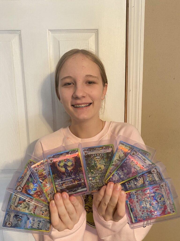 My sister hit a god pack on Christmas