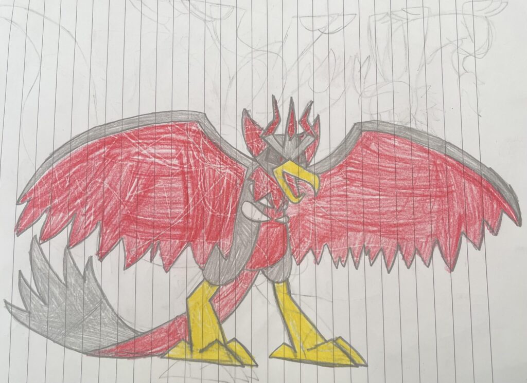 Demon bird fakemon (dark/flying) what should its name be?
