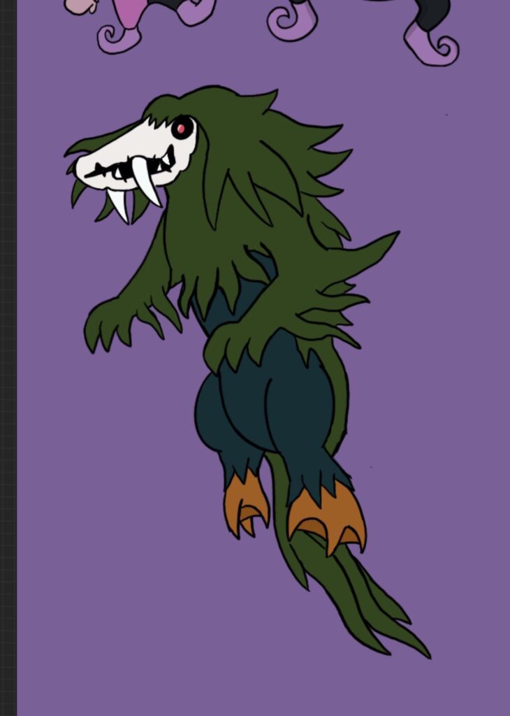 Ghost/Water Bunyip based on its various depictions, seaweed monsters, SCP 682 and drowning ghosts. Can’t think of  a good name for it. Any suggestions welcome