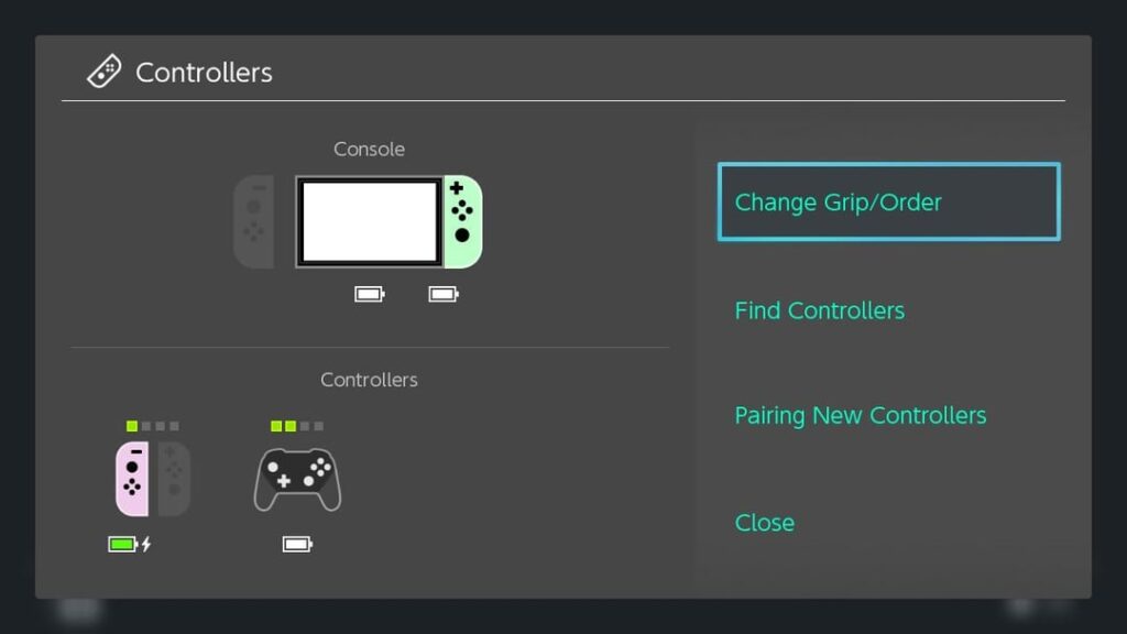 Left joycon not working