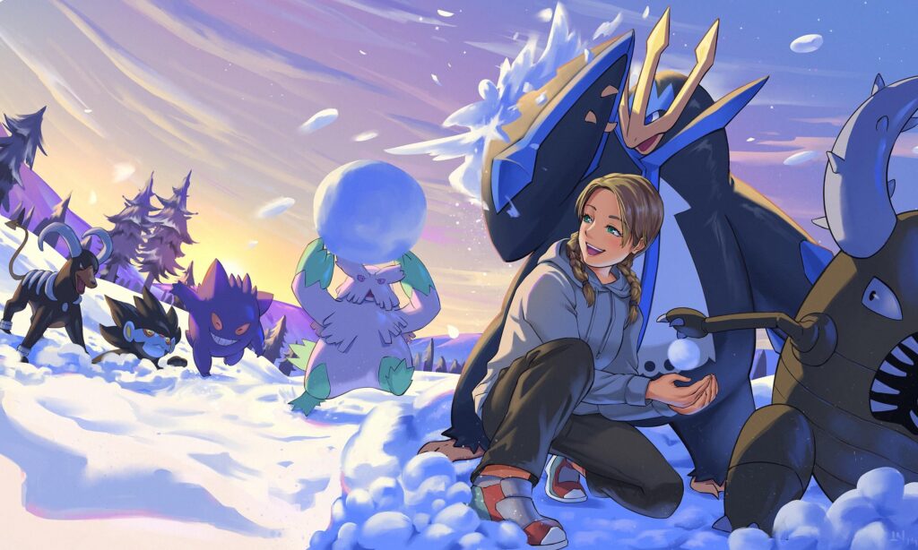 Snow ball fight! [OC]