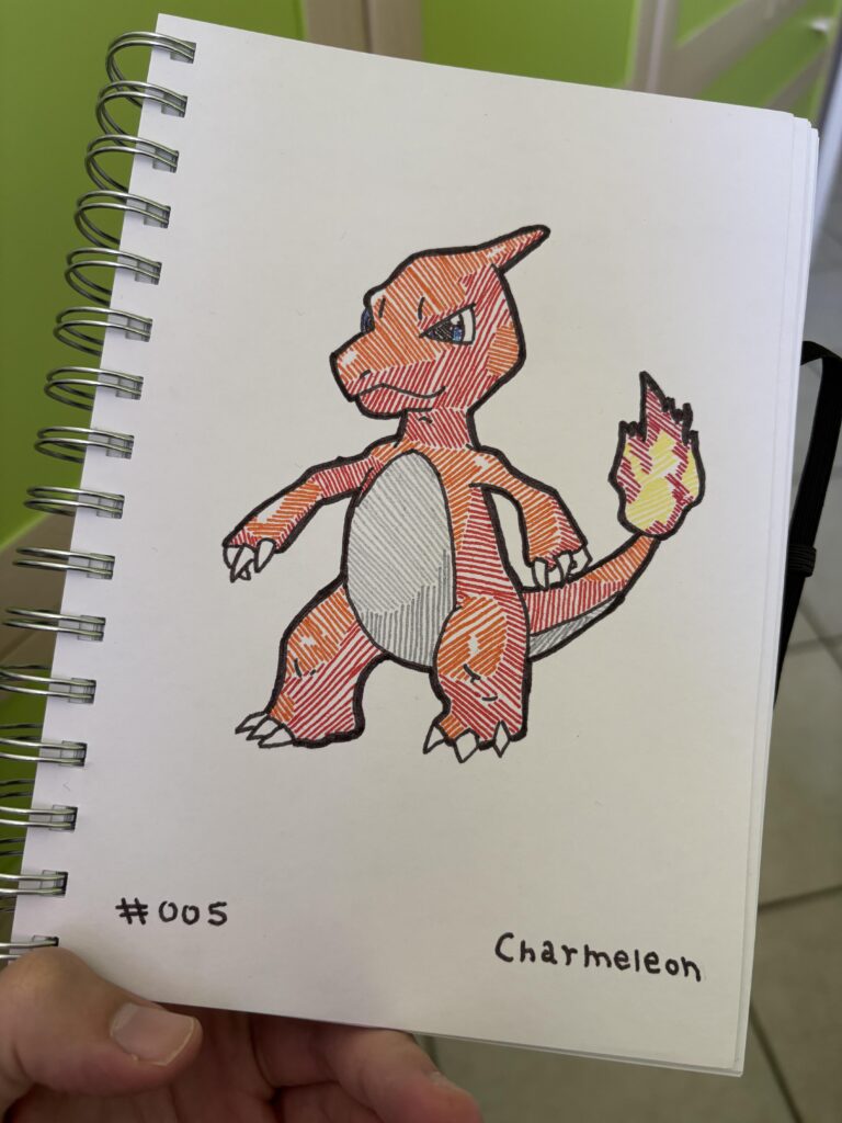 #005 Charmeleon - Kanto Pokédex