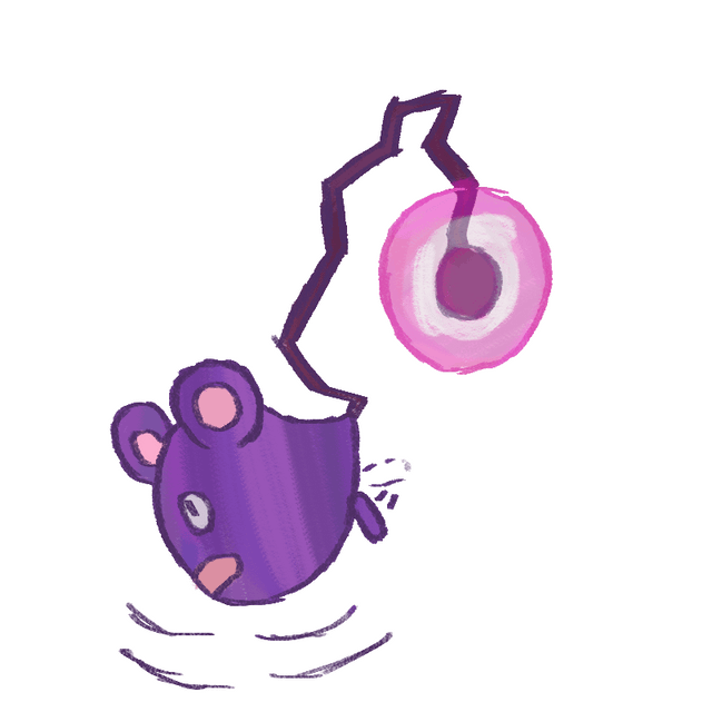 Dream World Azurill, Marill and Azumarill - Psychic types with a gravitational pull in their tails!