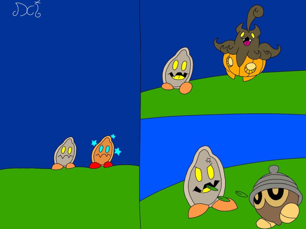 Pumpkin seed inspired fakemon still looking for a name