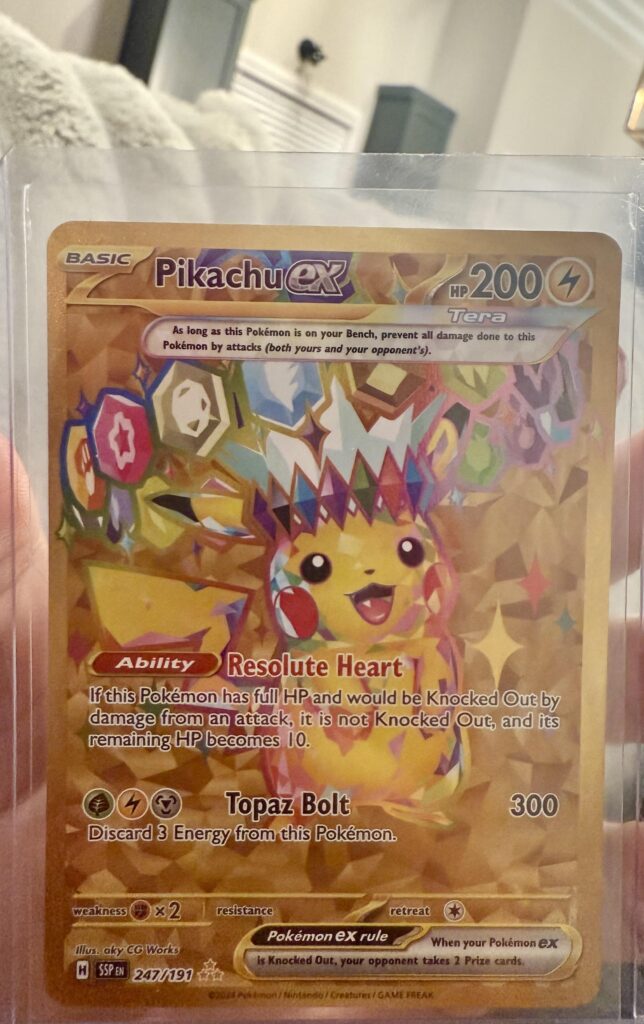 Pulled my personal favorite Pikachu 💛