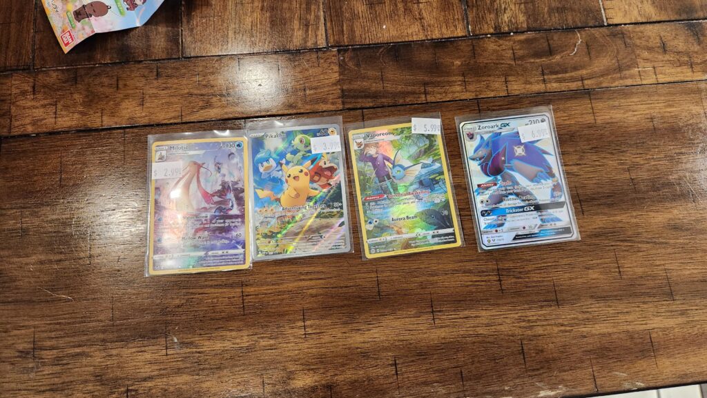 My brother let me pick these out at the local pokemon shop for Christmas.