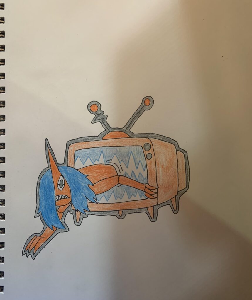 Gave Rotom the Blood Moon treatment. Since it’s close to Halloween, I based it off of Sadako. This is Ring Rotom.