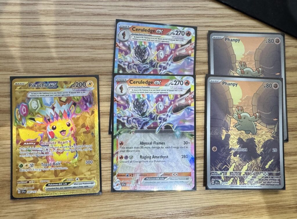 Surging sparks etb pulls