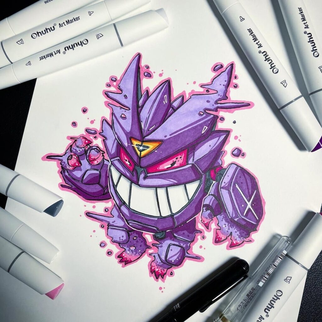 A few Gengar mechs (OC)