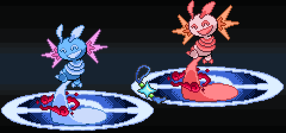Gigantamax Wooper Sprites (by me!)