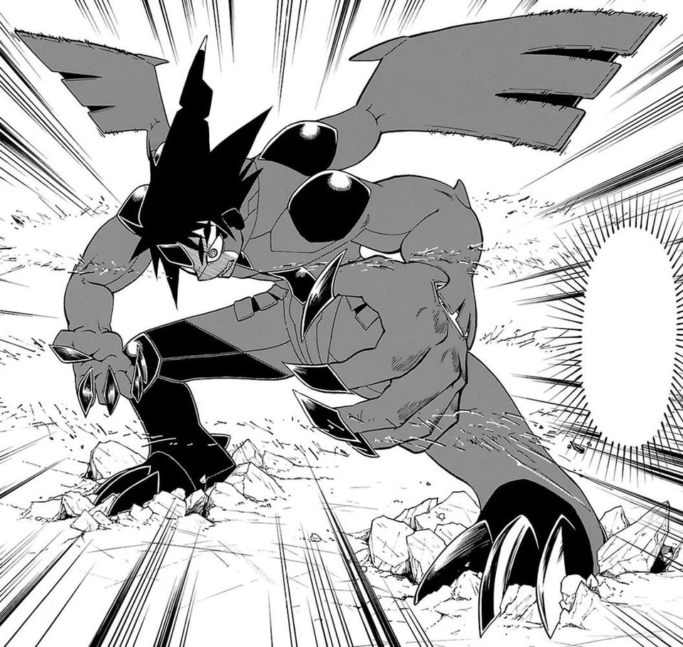 There’s a shocking amount of Pokémon human fusion in this series
