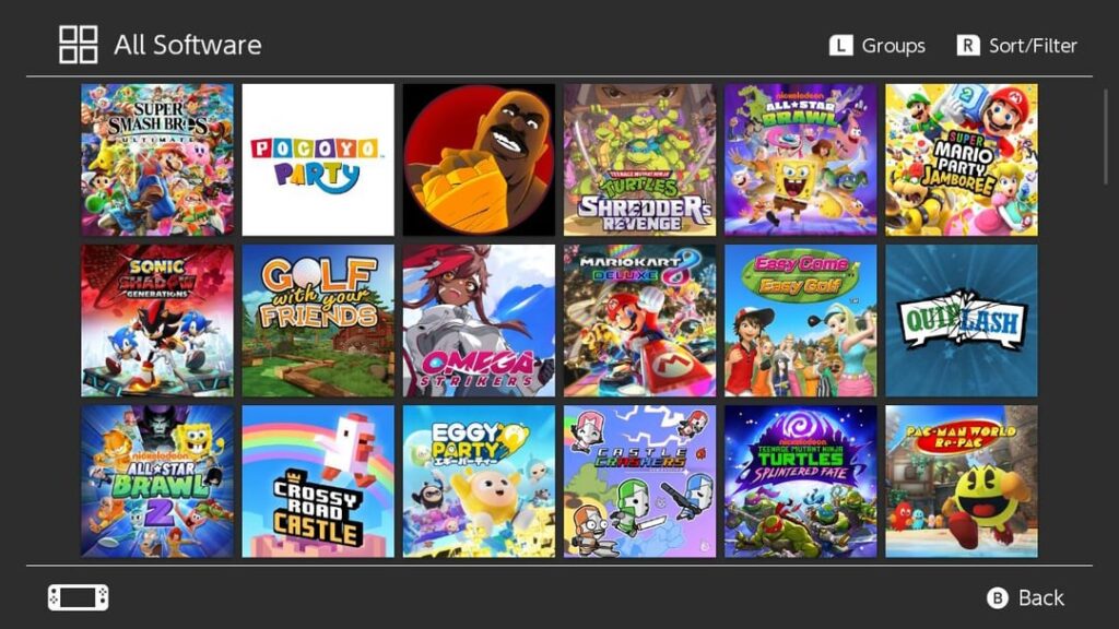 My Switch Game Collection