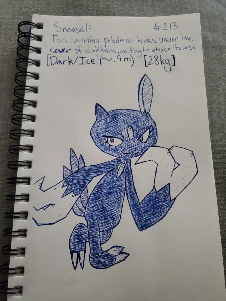First page of new sketch book