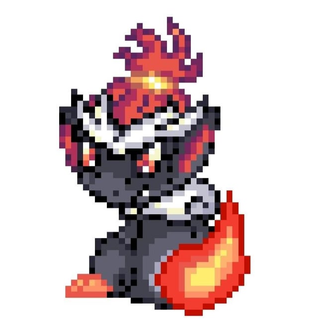 Dark/fire chimchar variant +evos/shinys