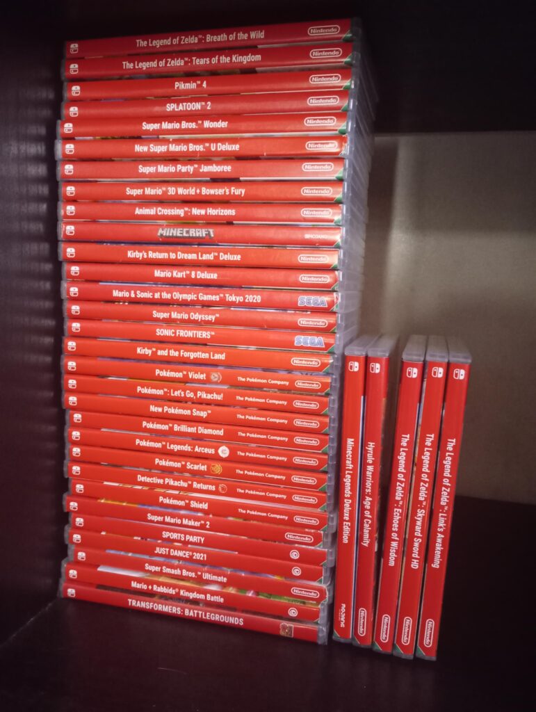 4 years of collecting switch games
