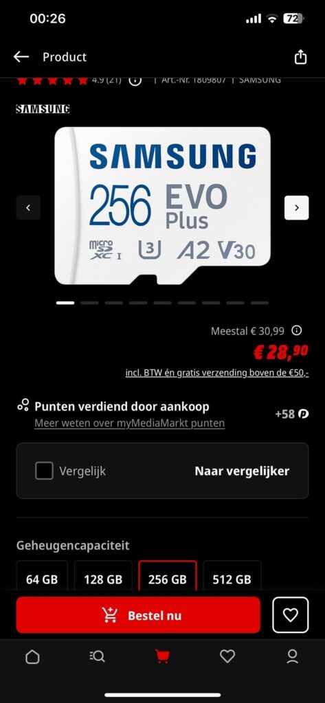 Micro sd Wich one to get