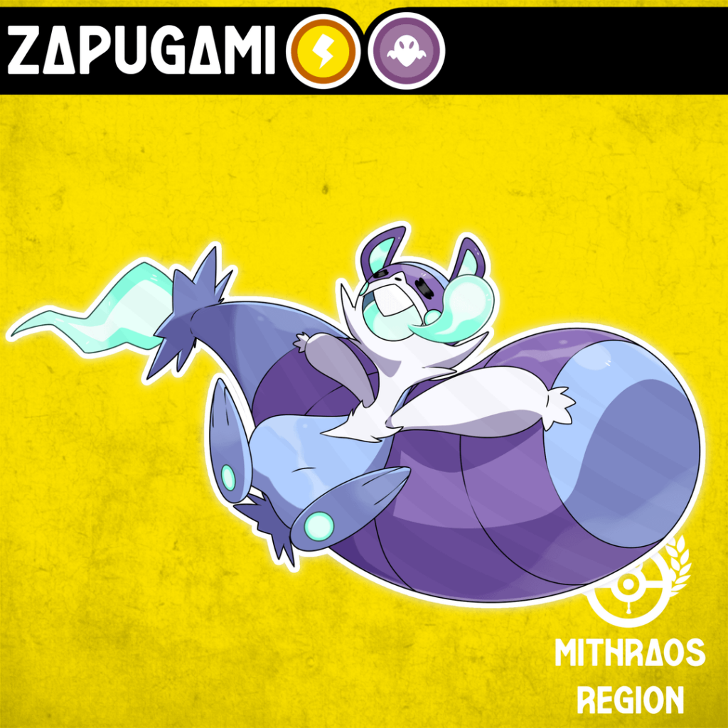Evolution of the Mithraos pikaclone. the tail exploded by accumulation of energy👻