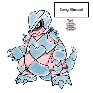 I made Crazy Diamond like a Pokemon