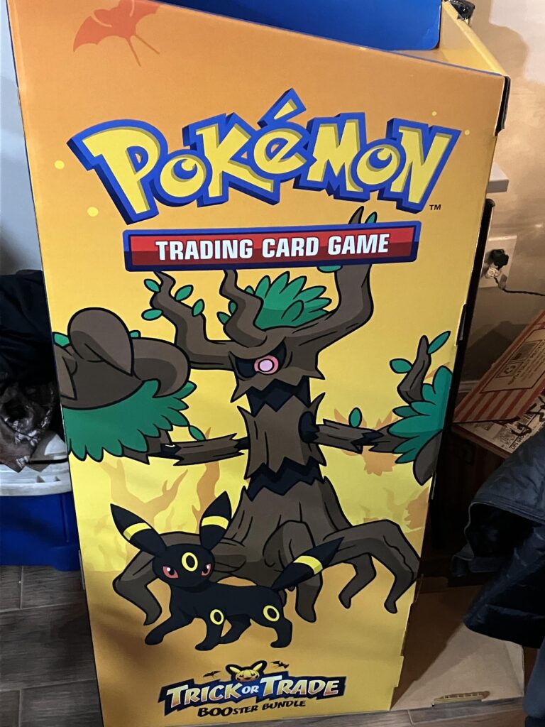 I got the trick or trade display from the arts & crafts store