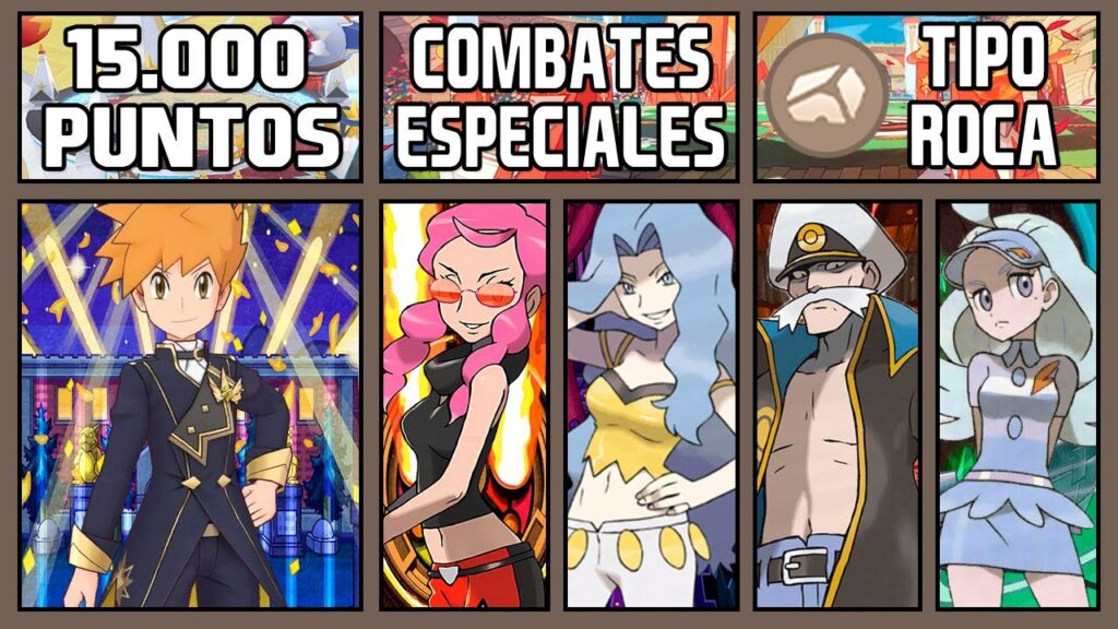 15K PUNTOS FACIL - COMBATES ESPECIALES DE ROCA - POKEMON MASTERS EX