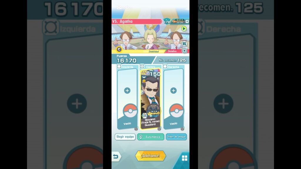 Giovanni (Traje S Voraz) y Guzzlord 1vs3 3000pts -Pokemon Masters EX- #pokemon #pokemonmasters