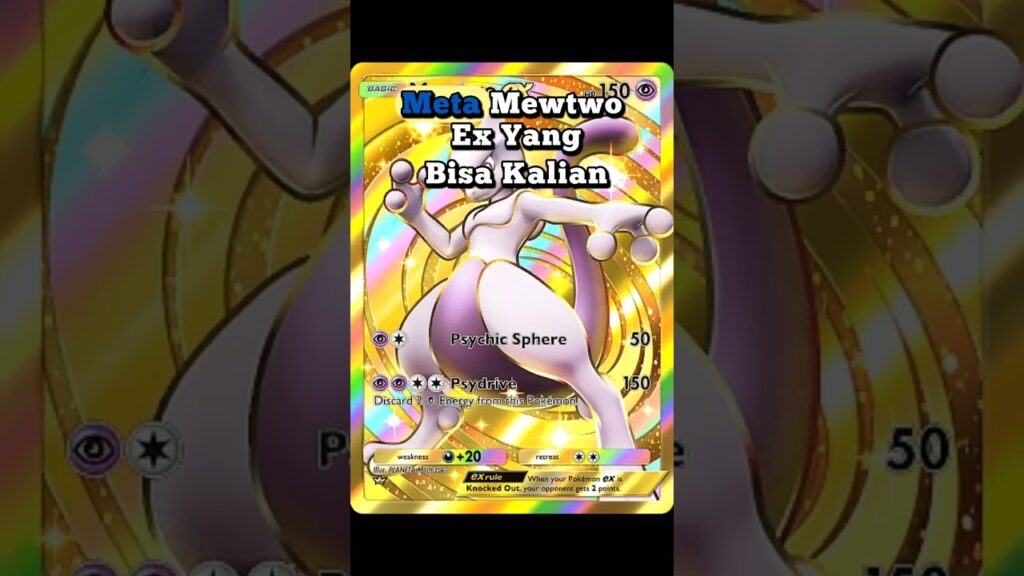 Mewtwo EX: Kartu legendaris yang bisa merubah strategi permainanmu!
