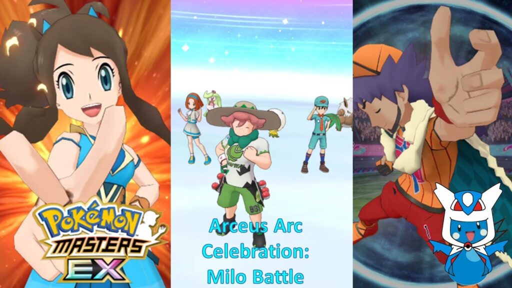 Pokemon Masters EX:  Arceus Arc Celebration - Milo Battle