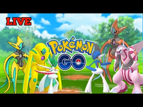Shiny Deoxys & Mega Gallade INVITATION | Pokemon go live | @shinypokemon1