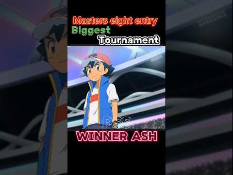 Pokemon ash and pikachu fight in master's eight tournament #tranding#viral#short#video#anime#pikachu