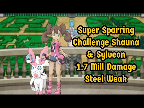 Super Sparring Challenge Shauna 1.7 Million Damage. Pokemon Masters EX.  #pokemon #pokemonmasters