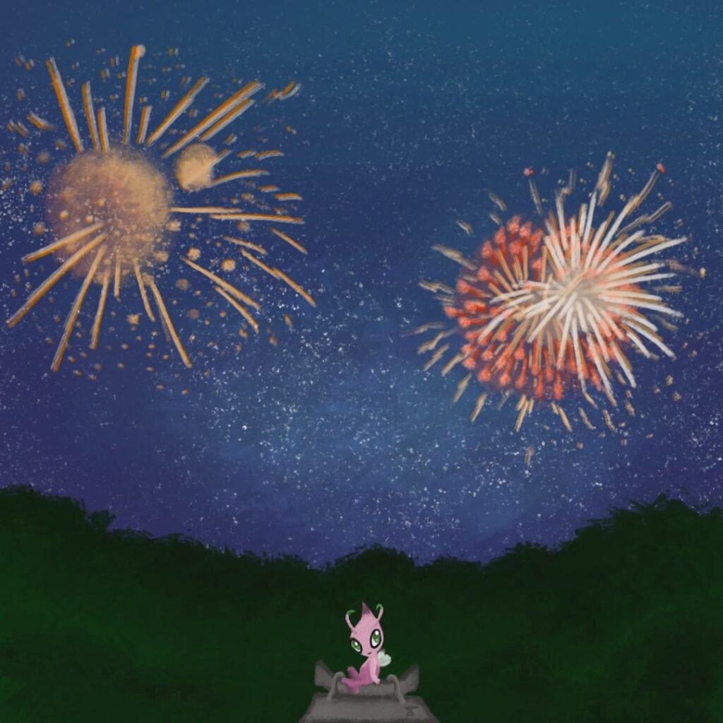 Celebrating the new year with Celebi