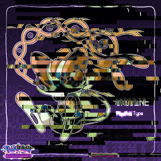 Pokecember Day 14 - Psychic Type! Spoiler'd for glitchy imagery.