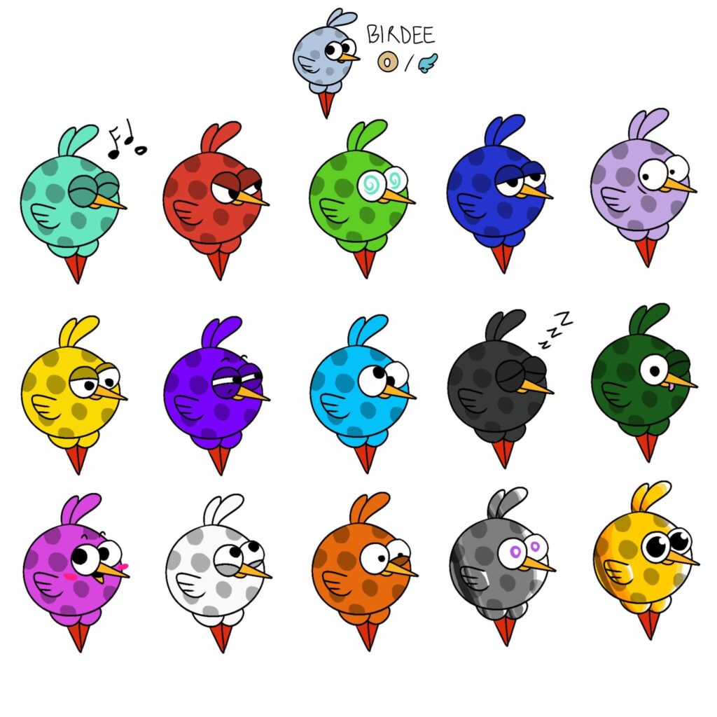 The best part about a golf ball bird is they come in different colors! Which is your favorite? (reupload from correct account)