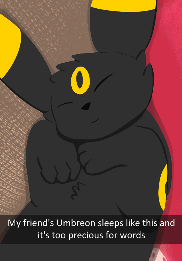 [OC] Sleepy Umbreon