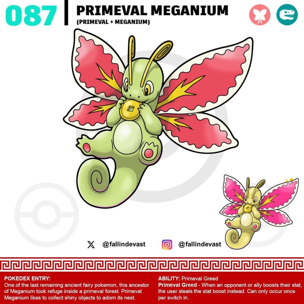 Primeval Form Meganium Fakemon