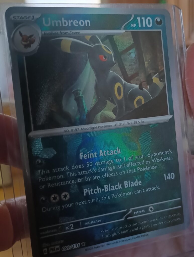 After 20 years of collecting, I finally pulled my top chase card from a set 💖