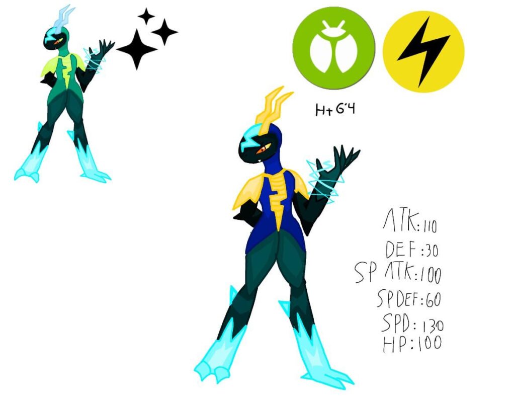 Behold this stupid evolution I made for Karablast